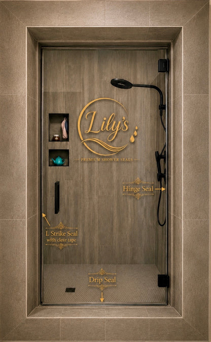 L Strike with Soft Touch™ Shower Door Seal