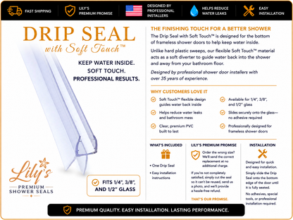 Complete Refresh Kit | Frameless Shower Door Seal Replacement Kit