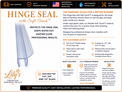 Complete Refresh Kit | Frameless Shower Door Seal Replacement Kit