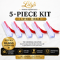 5-Piece L Strike Seal Kit | Fits All Frameless Shower Doors