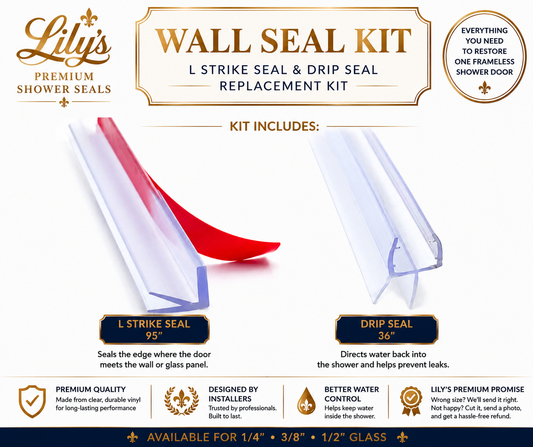 Wall Seal Kit | L Strike & Drip Seal Replacement Kit