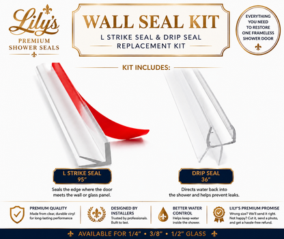 Wall Seal Kit | L Strike & Drip Seal Replacement Kit
