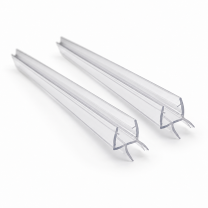 2 Piece Drip Seal Kit with Soft Touch™ | Frameless Shower Door Bottom Seal | Lily's Premium Shower Seals