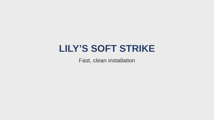 Soft Strike with Soft Touch™ | Frameless Shower Door Strike Seal | Lily's Premium Shower Seals